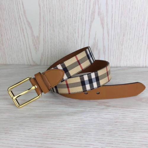 Super Perfect Quality Burberry Belts(100% Genuine Leather,steel buckle)-054