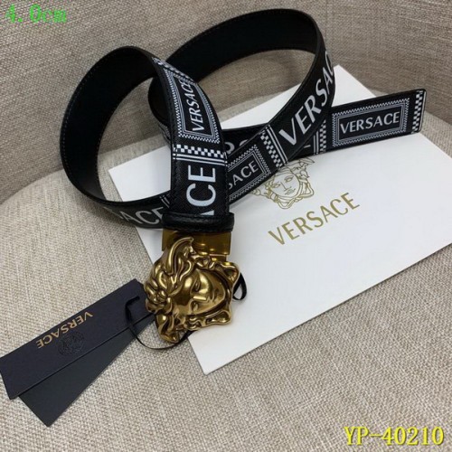 Super Perfect Quality Versace Belts(100% Genuine Leather,Steel Buckle)-105