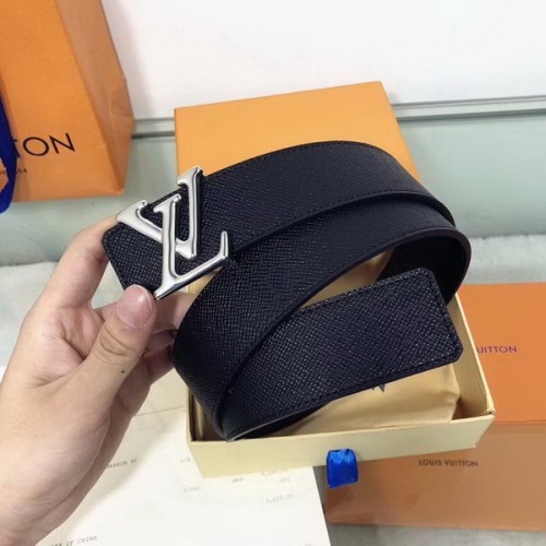 Super Perfect Quality LV Belts(100% Genuine Leather Steel Buckle)-1797