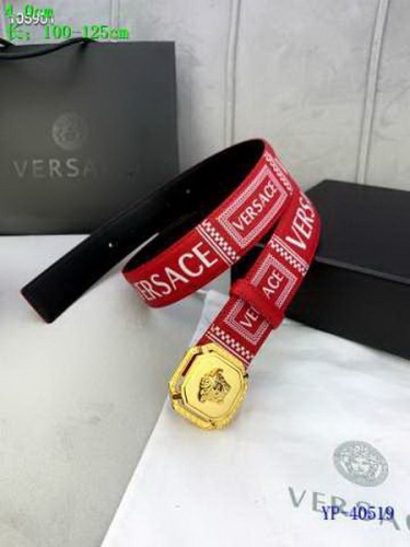 Super Perfect Quality Versace Belts(100% Genuine Leather,Steel Buckle)-386