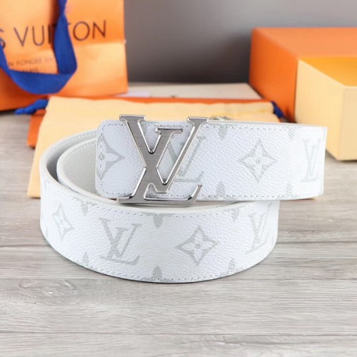Super Perfect Quality LV Belts(100% Genuine Leather Steel Buckle)-2045