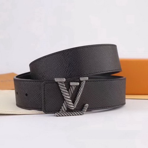 Super Perfect Quality LV Belts(100% Genuine Leather Steel Buckle)-1924