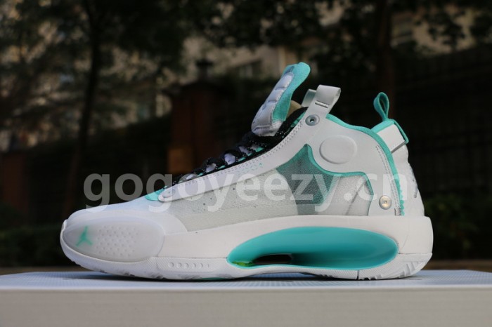 Authentic Air Jordan XXXIV White Metallic
