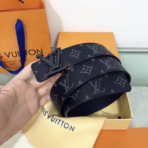 Super Perfect Quality LV Belts(100% Genuine Leather Steel Buckle)-1192
