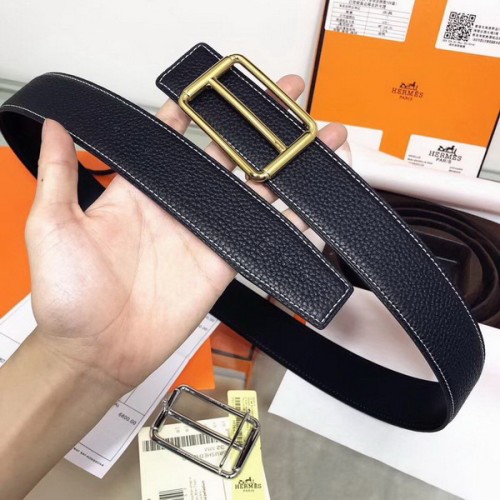 Super Perfect Quality Hermes Belts(100% Genuine Leather,Reversible Steel Buckle)-656