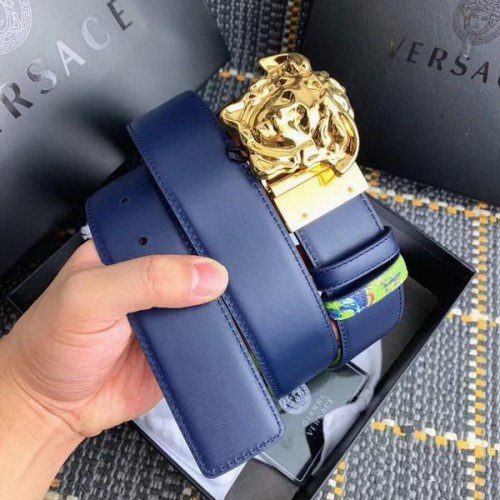 Super Perfect Quality Versace Belts(100% Genuine Leather,Steel Buckle)-318