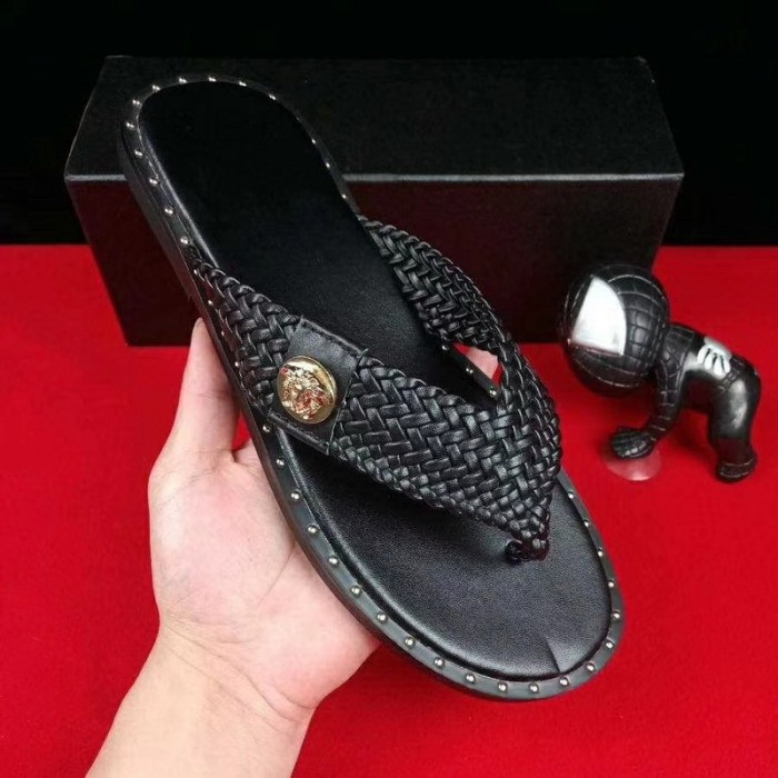 Versace men slippers AAA-119