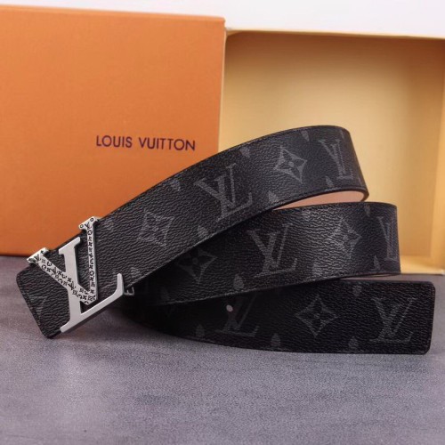 Super Perfect Quality LV Belts(100% Genuine Leather Steel Buckle)-1240