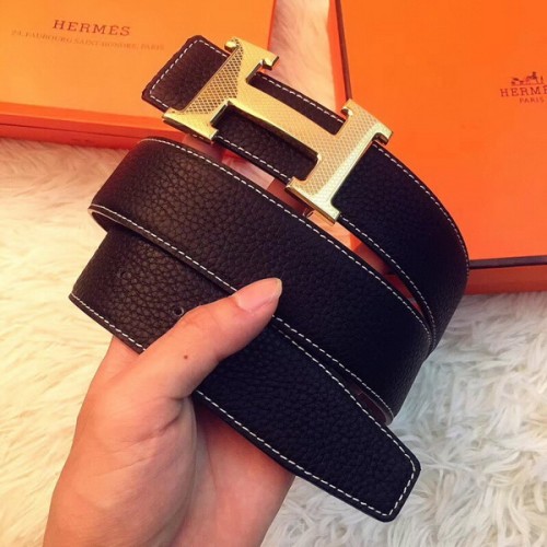 Super Perfect Quality Hermes Belts(100% Genuine Leather,Reversible Steel Buckle)-469