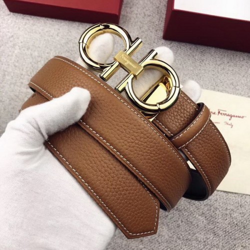 Super Perfect Quality Ferragamo Belts(100% Genuine Leather,steel Buckle)-890