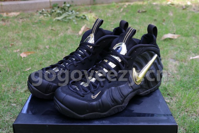 Authentic Nike Air Foamposite Pro “Black Metallic Gold”