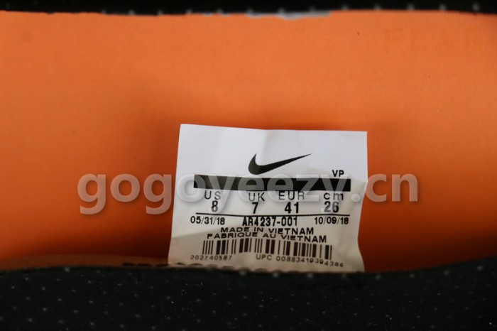 Authentic Nike Air Fear of God 1 Black