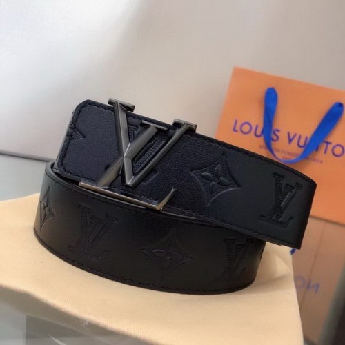Super Perfect Quality LV Belts(100% Genuine Leather Steel Buckle)-2097