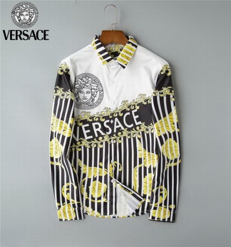 Versace long sleeve shirt men-010(M-XXXL)
