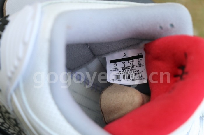 Authentic Air Jordan 3 JTH NRG Fire Red