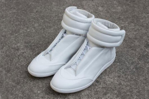 Super Max Perfect Maison Martin Margiela White Leather High-Top Sneaker for Men