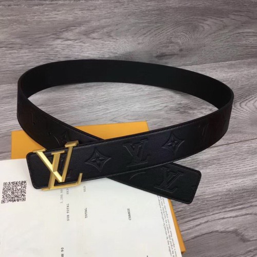 Super Perfect Quality LV Belts(100% Genuine Leather Steel Buckle)-1464