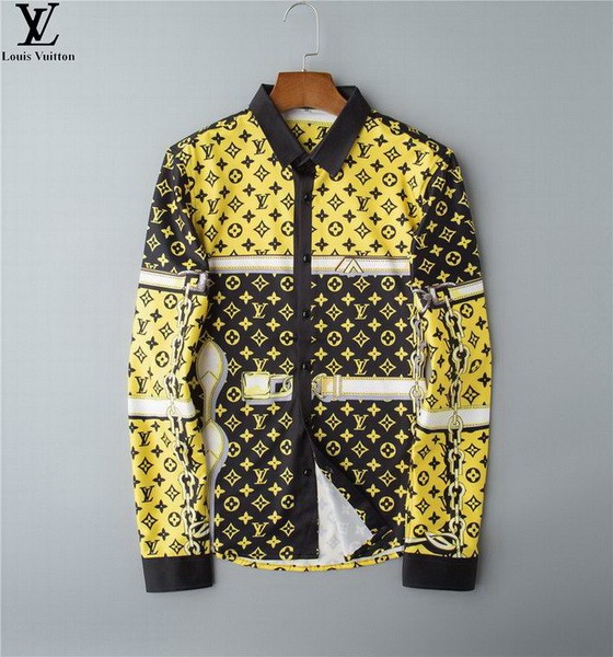 LV long sleeve shirt men-064(M-XXXL)