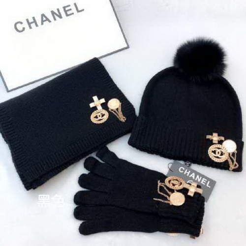 CHAL Wool Cap Scarf AAA-097