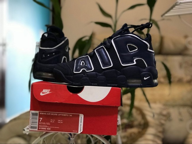 Authentic Nike Air More Uptempo Navy GS