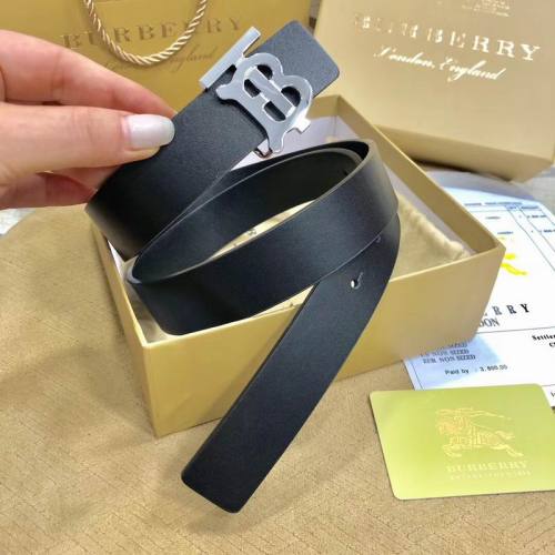 Super Perfect Quality Burberry Belts(100% Genuine Leather,steel buckle)-003