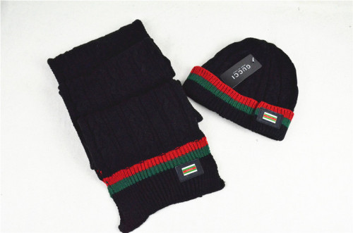 G Wool Cap Scarf AAA-010