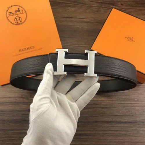 Super Perfect Quality Hermes Belts(100% Genuine Leather,Reversible Steel Buckle)-261