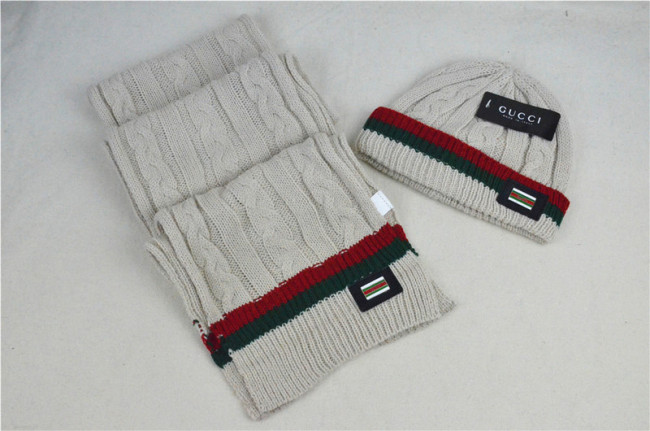 G Wool Cap Scarf AAA-006
