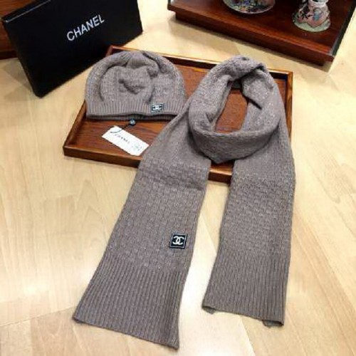 CHAL Wool Cap Scarf AAA-082