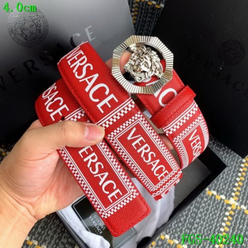 Super Perfect Quality Versace Belts(100% Genuine Leather,Steel Buckle)-117