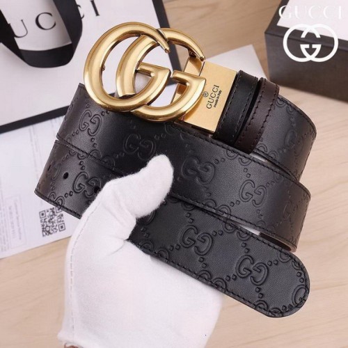 Super Perfect Quality G Belts(100% Genuine Leather,steel Buckle)-2084