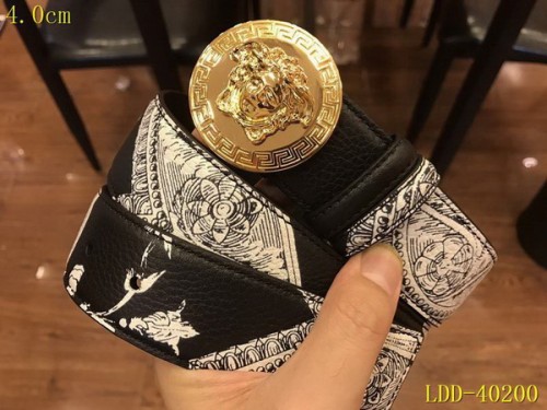 Super Perfect Quality Versace Belts(100% Genuine Leather,Steel Buckle)-074