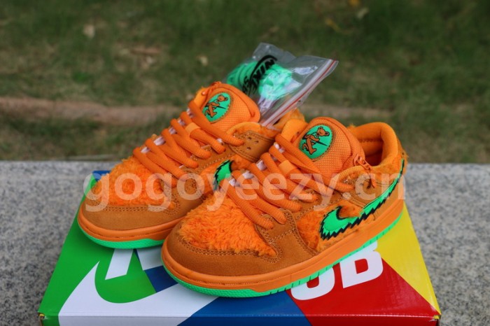 Authentic Grateful Dead x Nike SB Dunk Low “Orange Bear”  kids shoes