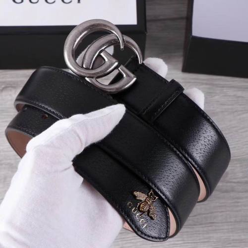 Super Perfect Quality G women Belts(100% Genuine Leather,steel Buckle)-324