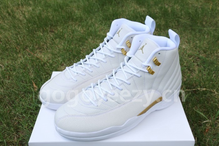 Authentic Air Jordan 12 OVO White