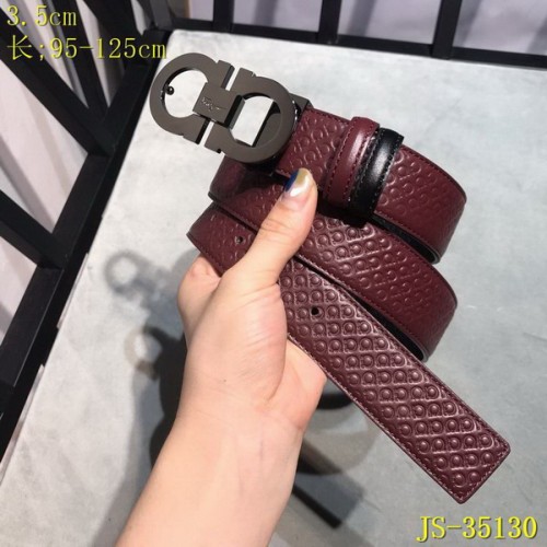 Super Perfect Quality Ferragamo Belts(100% Genuine Leather,steel Buckle)-999