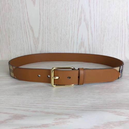 Super Perfect Quality Burberry Belts(100% Genuine Leather,steel buckle)-053