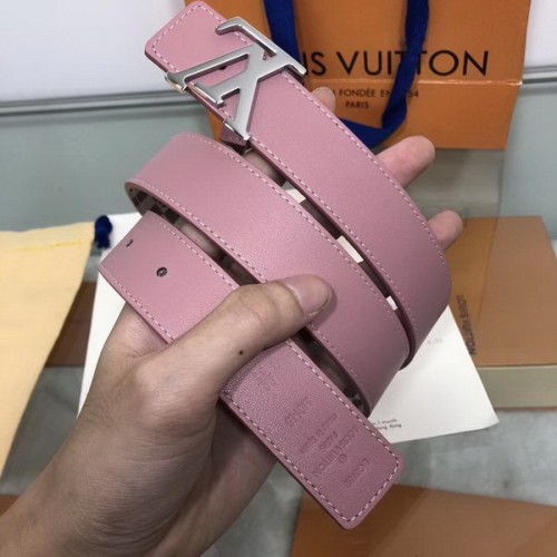 Super Perfect Quality LV women Belts(100% Genuine Leather,Steel Buckle)-092