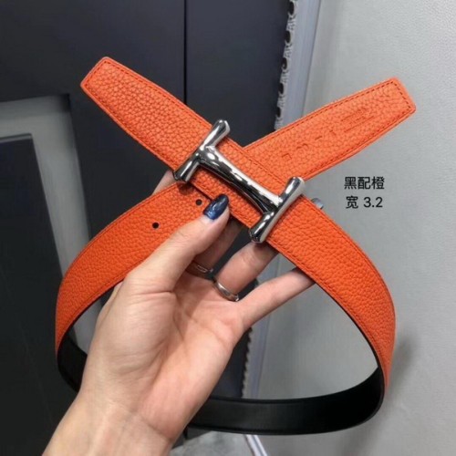 Super Perfect Quality Hermes Belts(100% Genuine Leather,Reversible Steel Buckle)-561