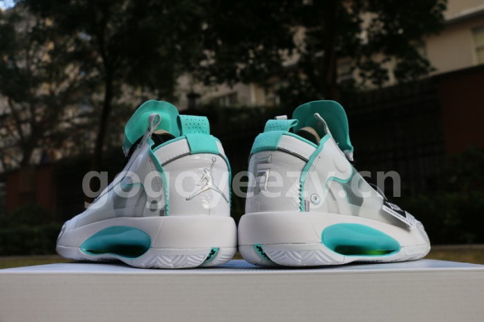 Authentic Air Jordan XXXIV White Metallic