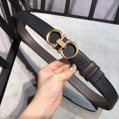 Super Perfect Quality Ferragamo Belts(100% Genuine Leather,steel Buckle)-873