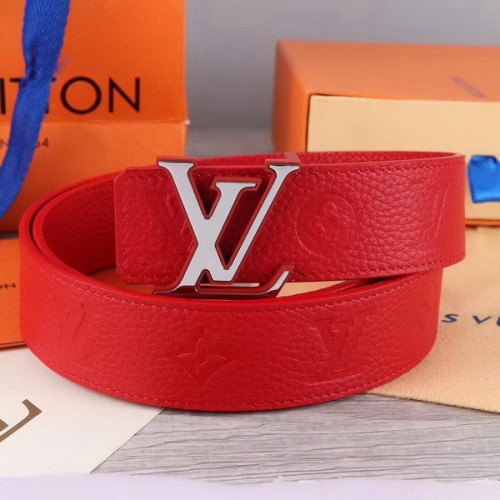Super Perfect Quality LV Belts(100% Genuine Leather Steel Buckle)-1901