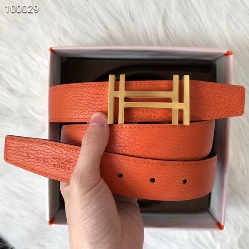 Super Perfect Quality Hermes Belts(100% Genuine Leather,Reversible Steel Buckle)-482