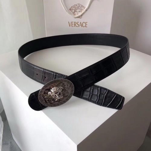 Super Perfect Quality Versace Belts(100% Genuine Leather,Steel Buckle)-239