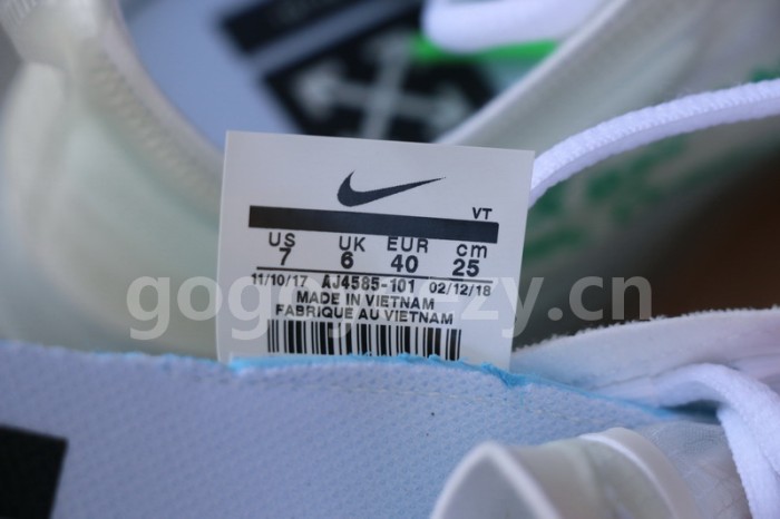 Authentic OFF White x Nike Air Max 97 White Green