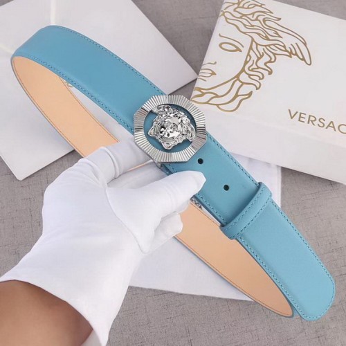 Super Perfect Quality Versace Belts(100% Genuine Leather,Steel Buckle)-485