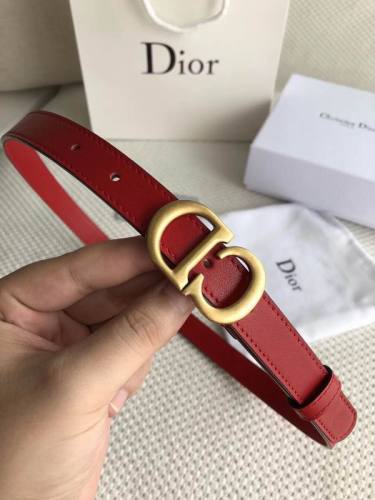 Super Perfect Quality Dior Belts(100% Genuine Leather,steel Buckle)-052