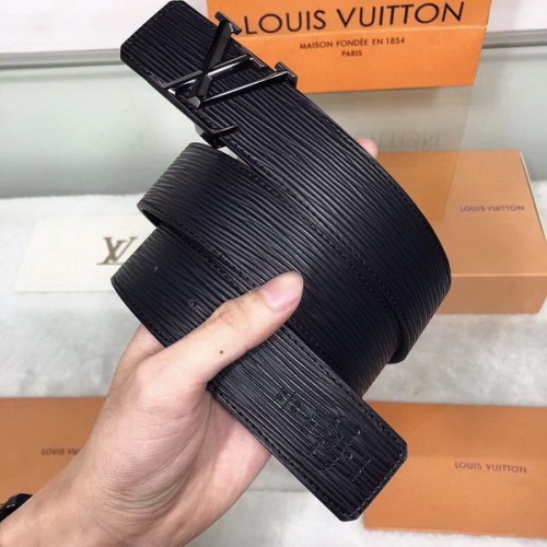 Super Perfect Quality LV Belts(100% Genuine Leather Steel Buckle)-1860