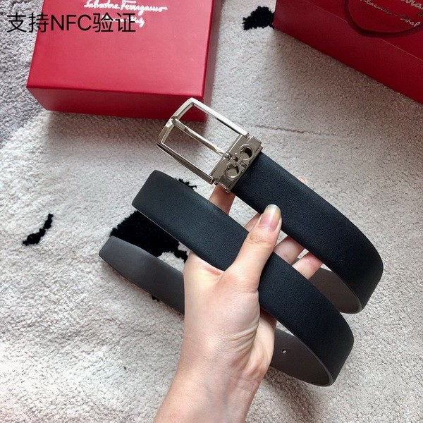 Super Perfect Quality Ferragamo Belts(100% Genuine Leather,steel Buckle)-1280