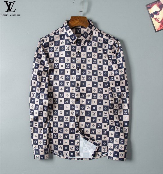 LV long sleeve shirt men-125(M-XXXL)